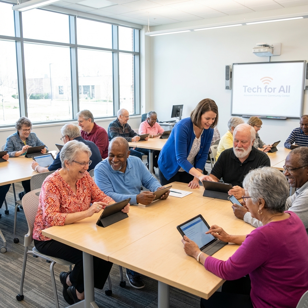 Inclusão digital para idosos